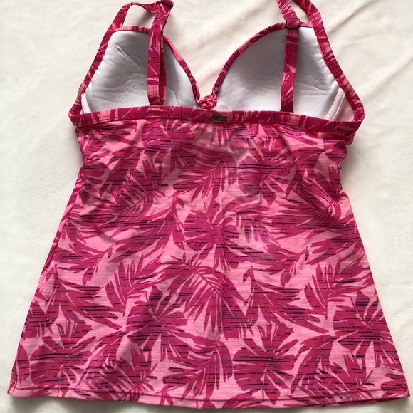 Tropical Print Bathing Suit Top - Picture 2 of 9